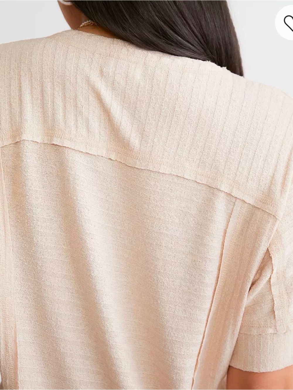 BKE Texture Ribbed Top - Picture 3 of 6